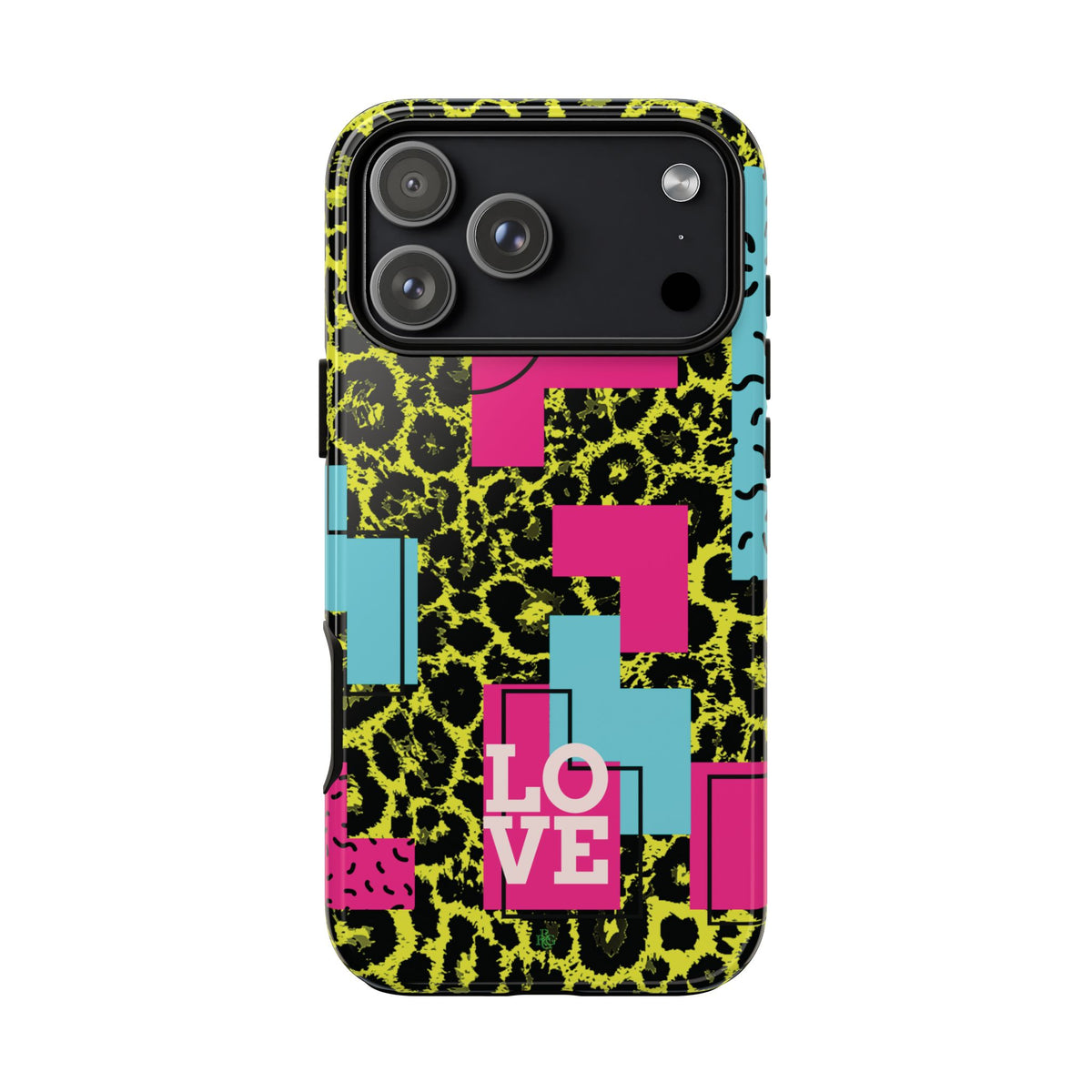 LOVE Neon Yellow RG Phone Case iPhone, Galaxy and Google Tough Cases