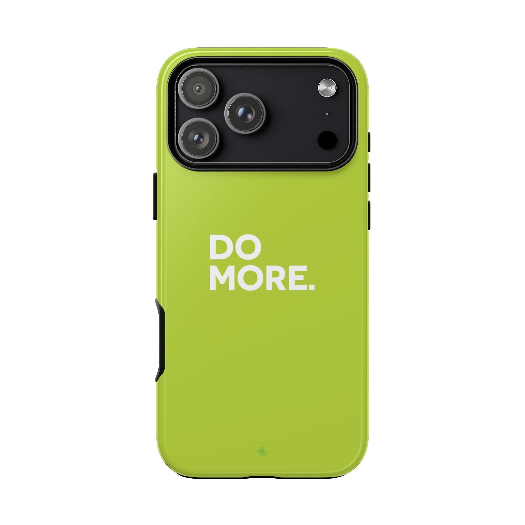 Do More (Neon Yellow) Tough Phone Case for iPhone, Galaxy or Google Pixel