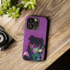 Purple Pink Leopard Kz iPhone, Galaxy and Google Tough Cases