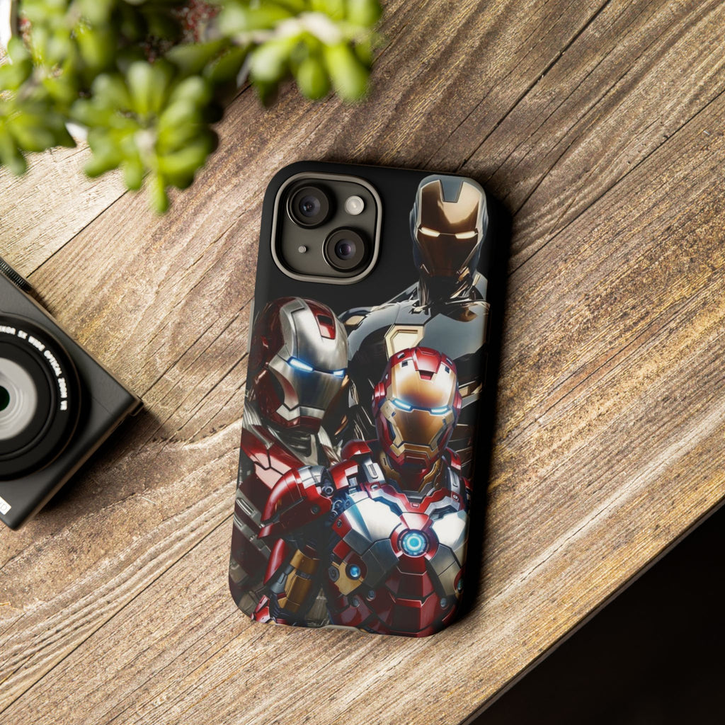 Iron Man Tough Phone Case for iPhone, Galaxy, or Google Pixel