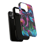 Neon Androgen Cactus Flower Tough Phone Case for iPhone, Galaxy, or Google Pixel