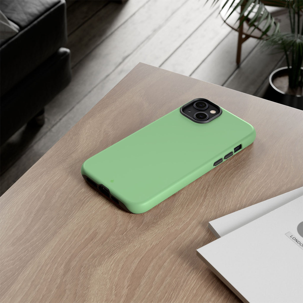 Mint Green Tough Phone Case for iPhone, Galaxy, or Google Pixel