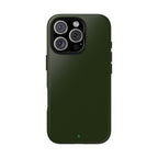 Olive Green Tough Phone Case for iPhone, Galaxy and Google Pixel