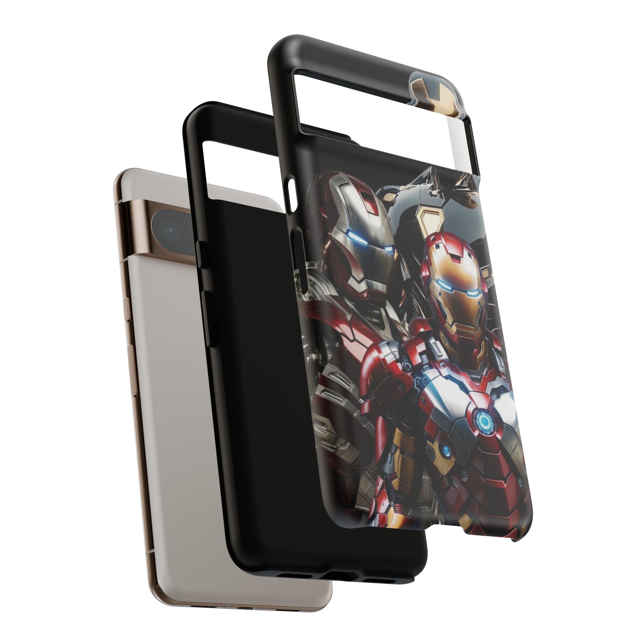 Iron Man Tough Phone Case for iPhone, Galaxy, or Google Pixel
