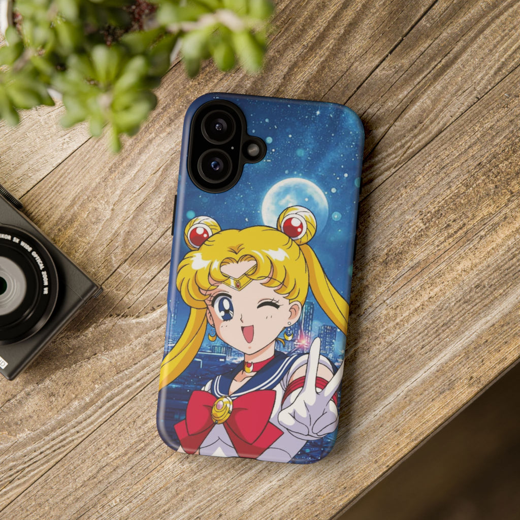 Blue S Moon Tough Case for iPhone, Galaxy, or Google Pixel