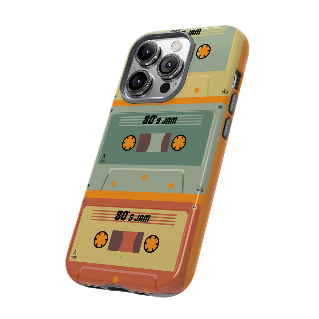 Retro 80's Jam RG Tough Phone Case for iPhone, Galaxy, or Google PIXEL