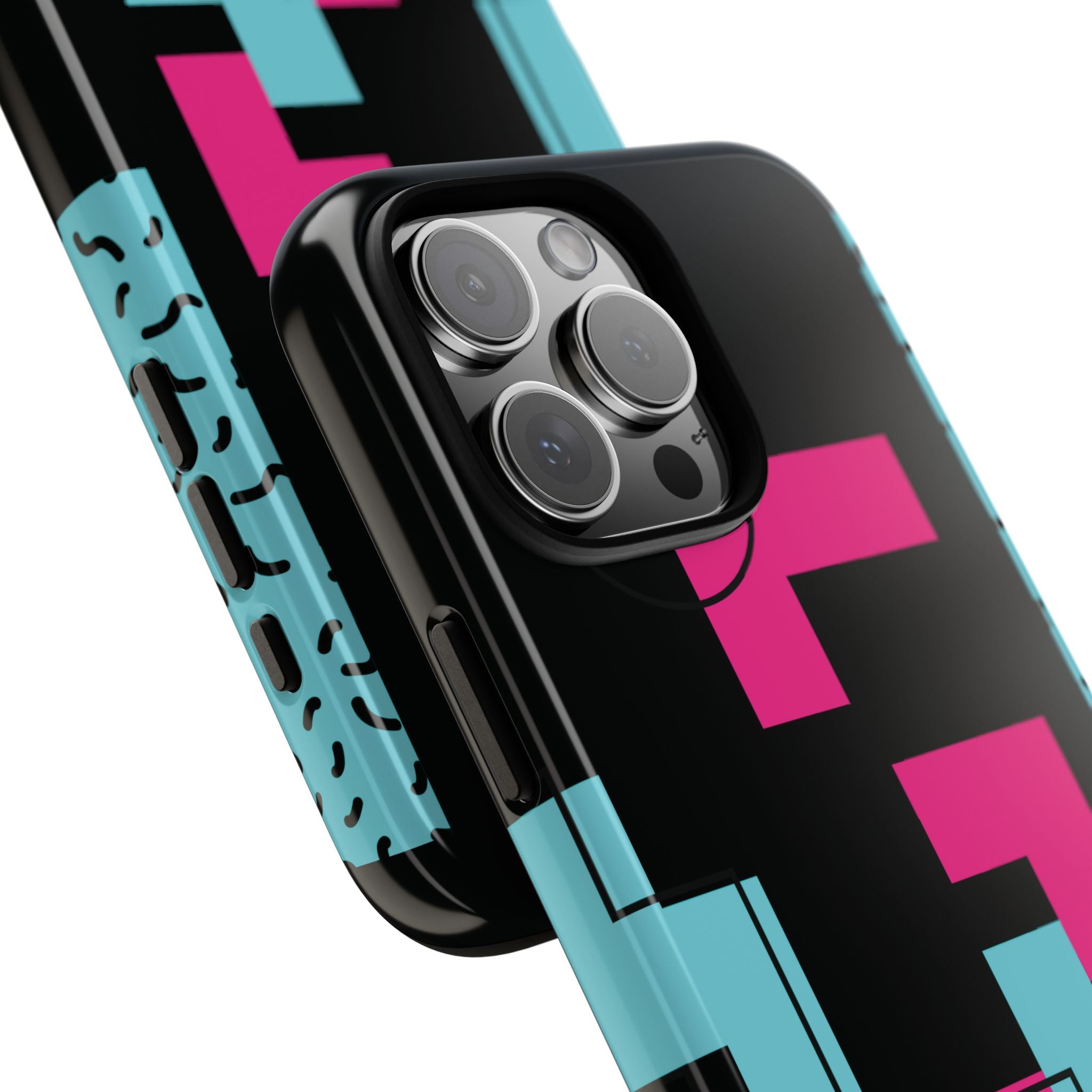 Retro Blocks LOVE Tough Case for iPhone, Galaxy or Google Pixel