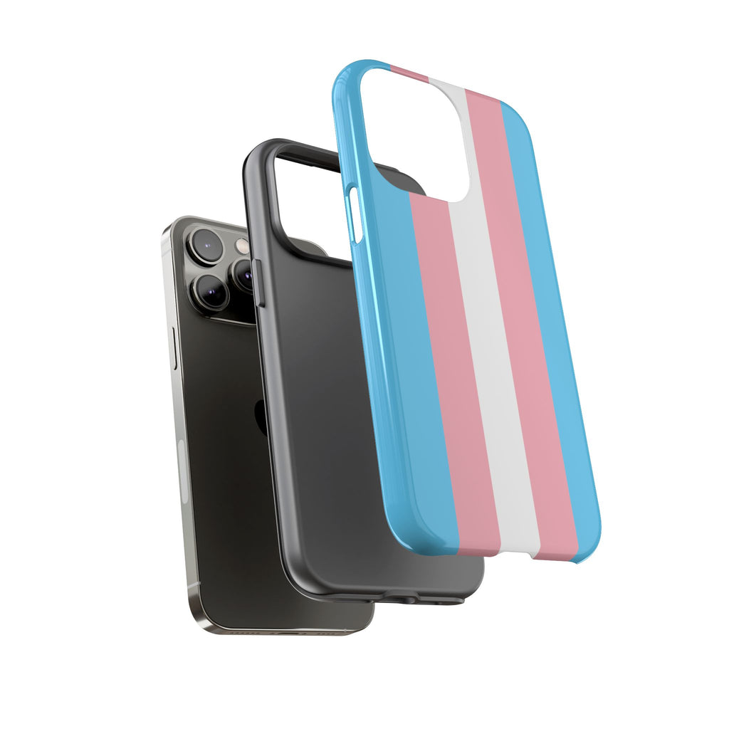 Trans Colors Tough Phone Case for iPhone, Galaxy, or Google Pixel
