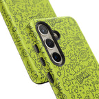 Neon Lime Wow Tough Case for iPhone, Galaxy, or Google Pixel