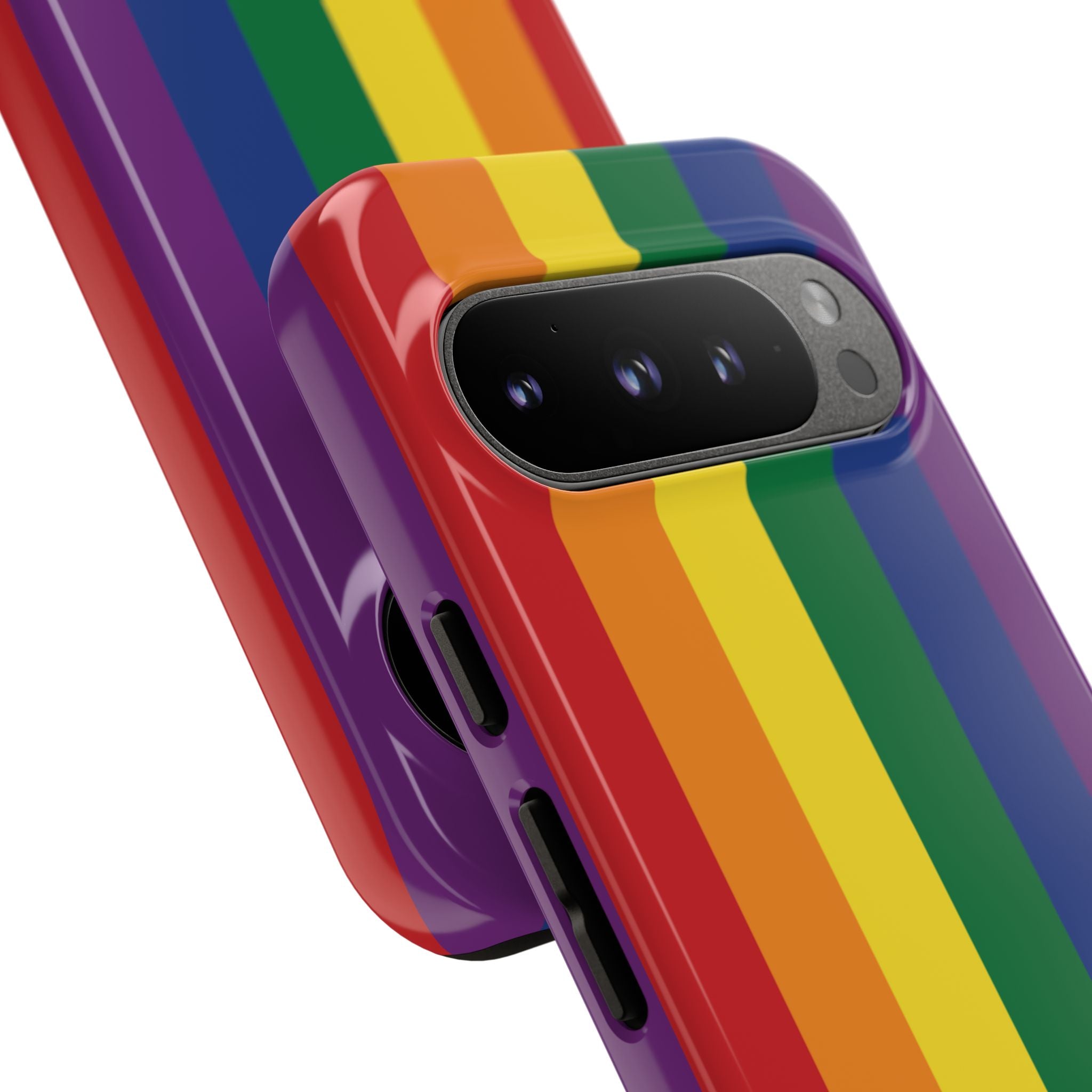 LGBTQ Rainbow Flag Tough Phone Case for iPhone, Galaxy, or Google Pixel