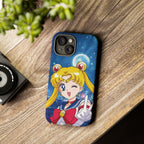 Blue S Moon Tough Case for iPhone, Galaxy, or Google Pixel
