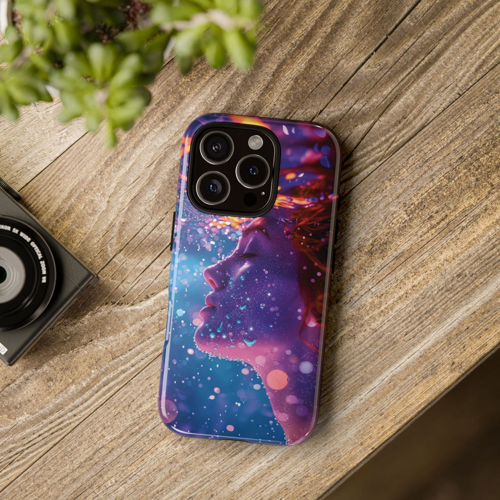Meditating Underwater Tough Phone Case for iPhone, Galaxy, or Google Pixel