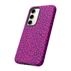 Pink Purple Leopard Tough Phone Case iPhone, Galaxy and Google Pixel