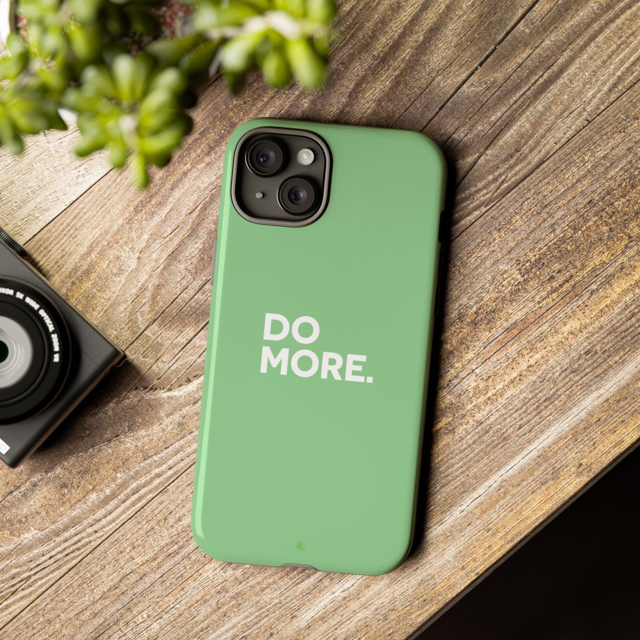 Do More Mint Green Tough Phone Case for iPhone, Galaxy,or Google Pixel