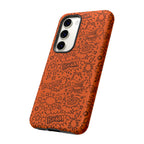 Wow Orange Tough Case for iPhone, Galaxy, or Google Pixel