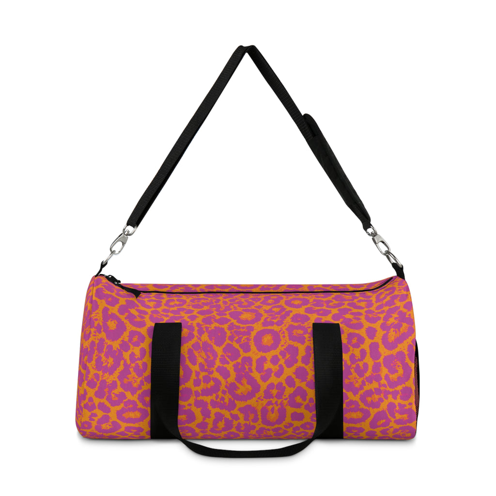 Leopard Print Duffel Bag