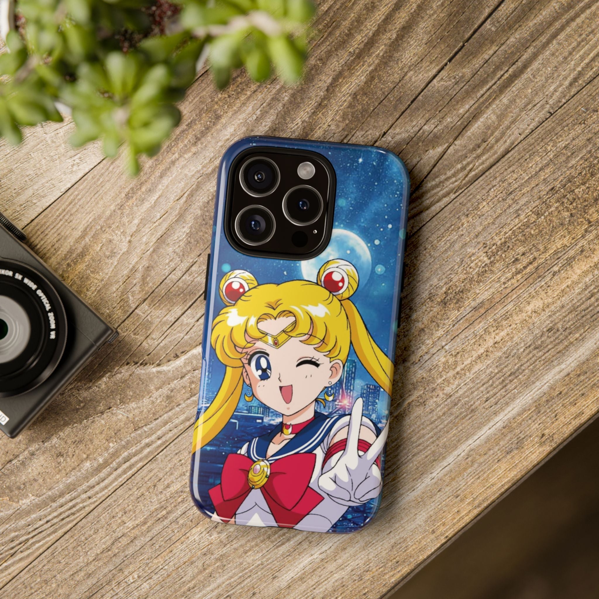 Blue S Moon Tough Case for iPhone, Galaxy, or Google Pixel