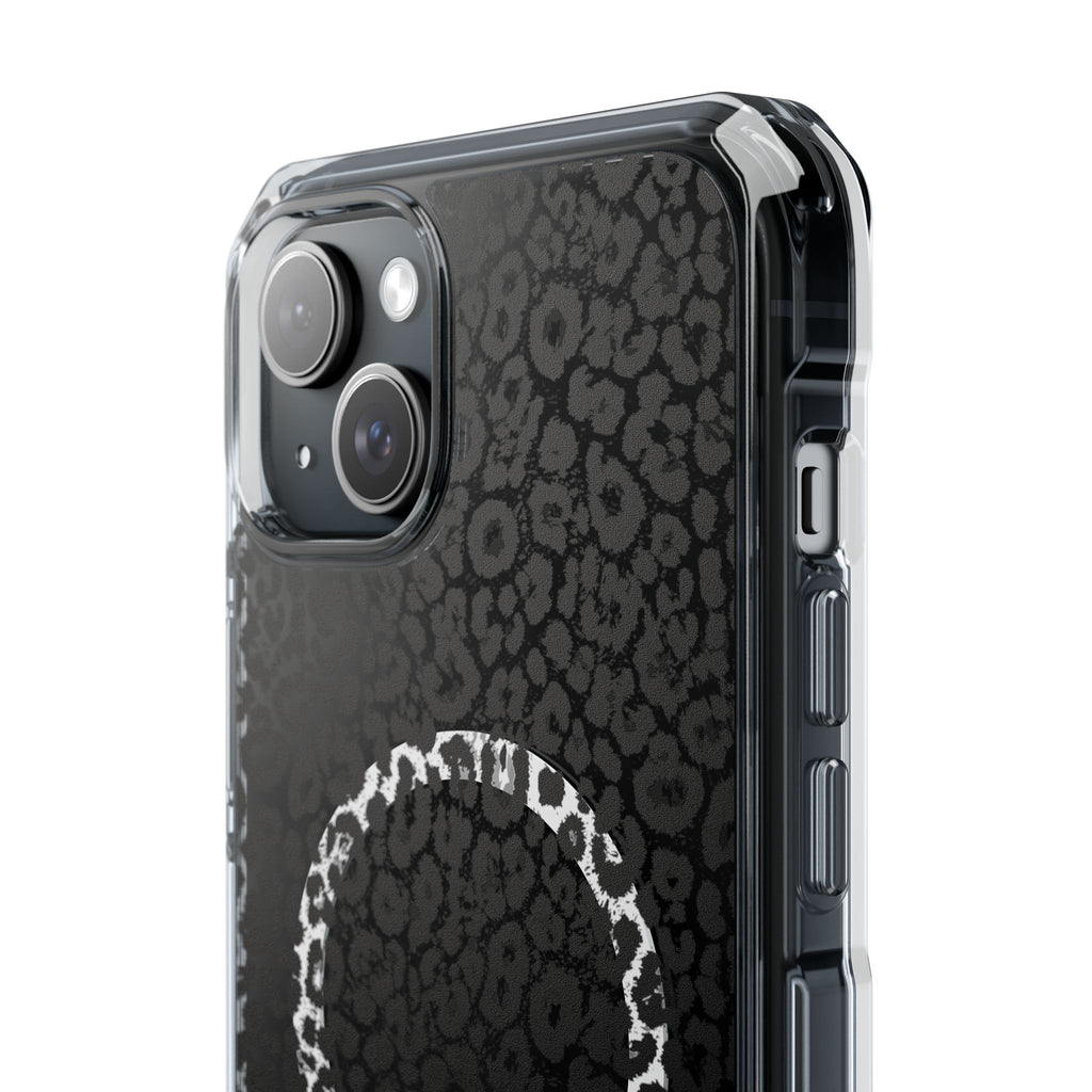 Leopard Magnetic iPhone 14, 15, 16 Series Clear Impact Cases