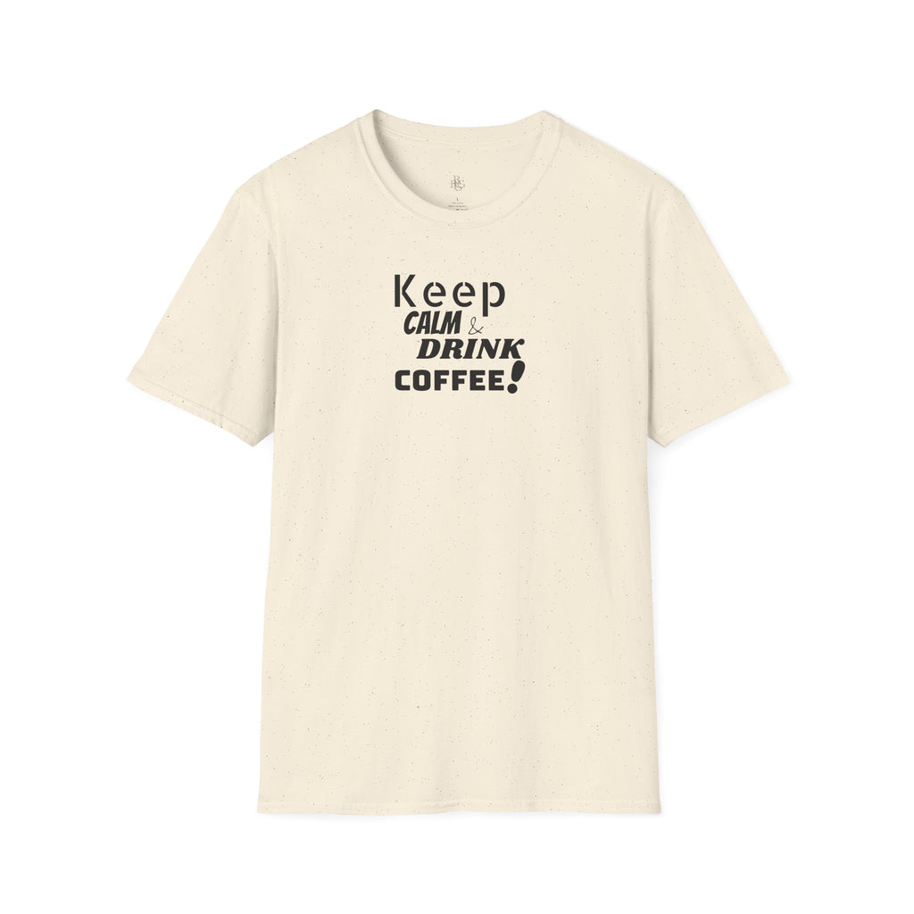 Keep Calm... Coffee Unisex Softstyle T-Shirt