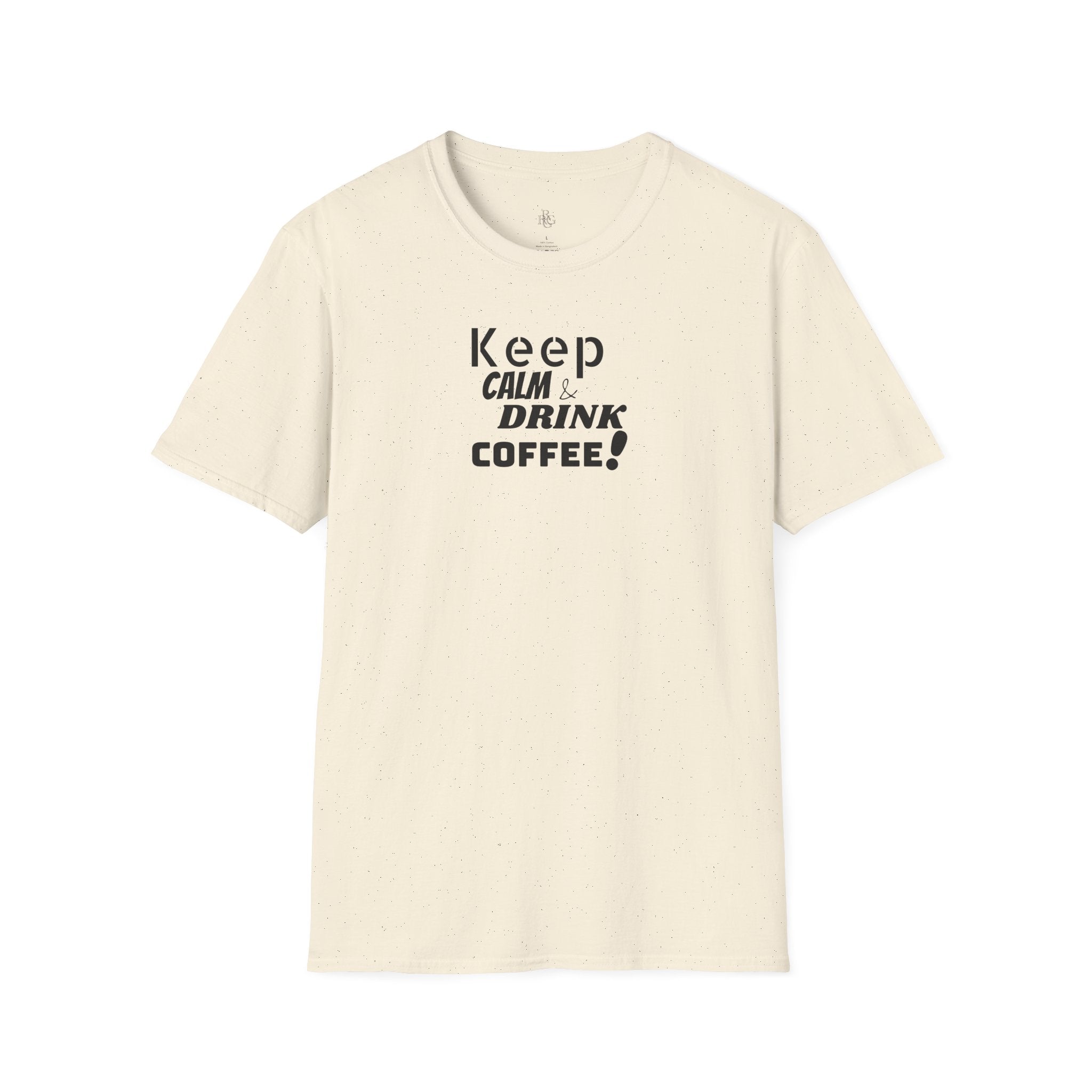 Keep Calm... Coffee Unisex Softstyle T-Shirt