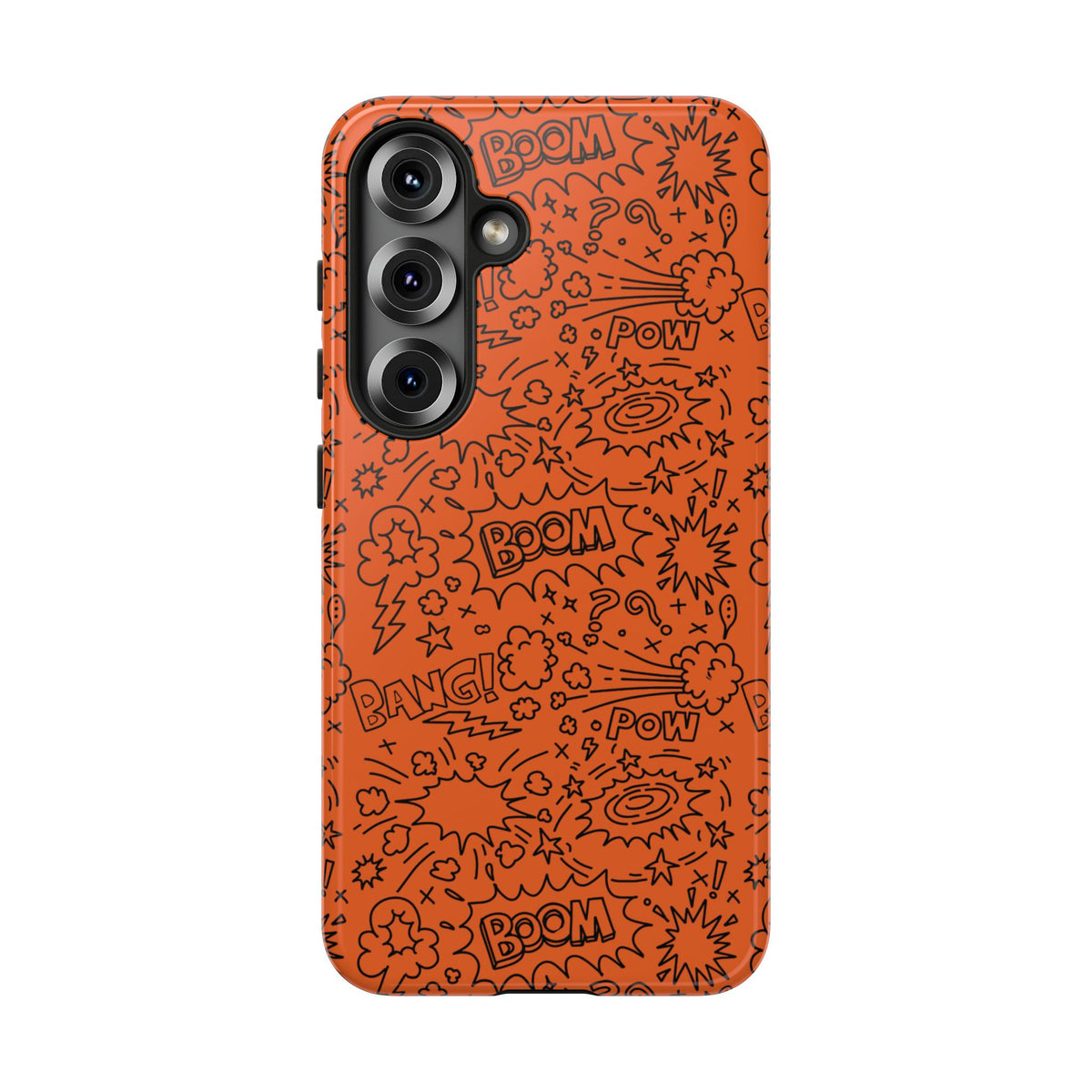 Wow Orange Tough Case for iPhone, Galaxy, or Google Pixel