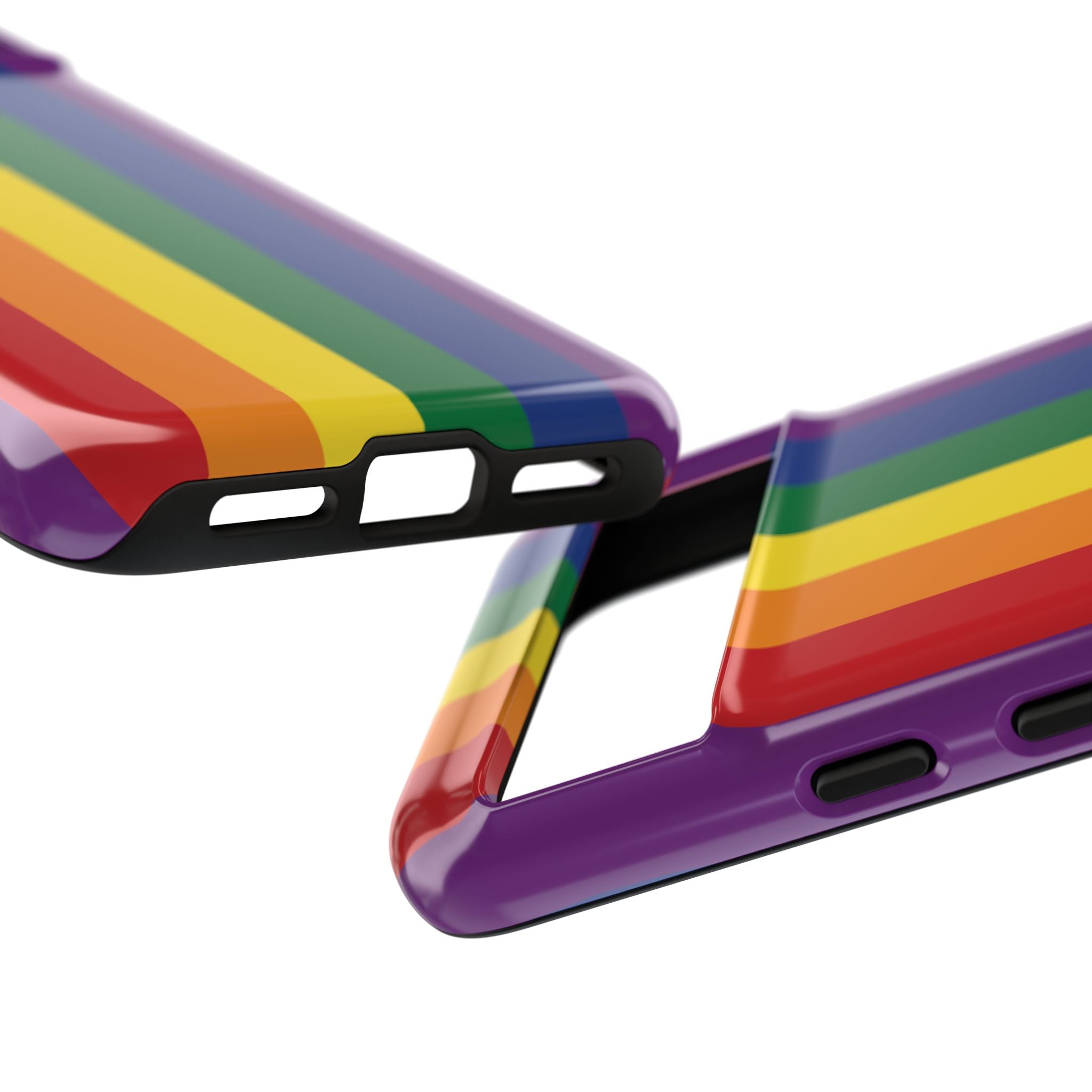 LGBTQ Rainbow Flag Tough Phone Case for iPhone, Galaxy, or Google Pixel