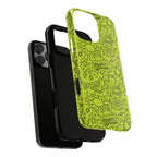 Neon Lime Wow Tough Case for iPhone, Galaxy, or Google Pixel