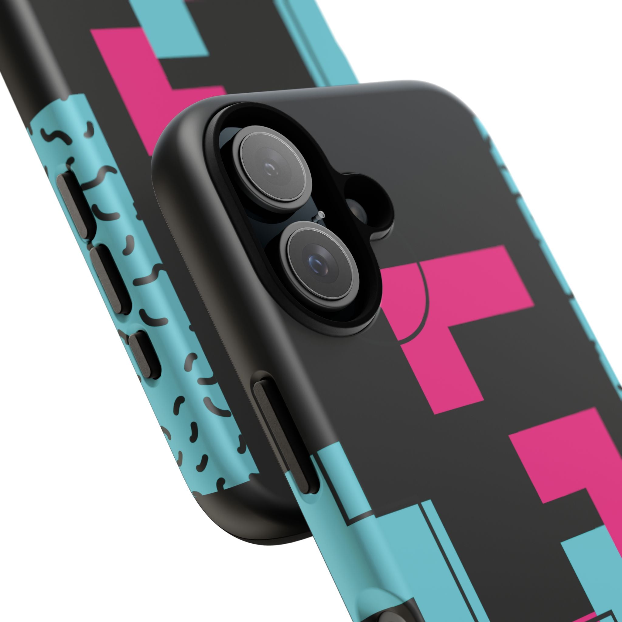 Retro Blocks LOVE Tough Case for iPhone, Galaxy or Google Pixel