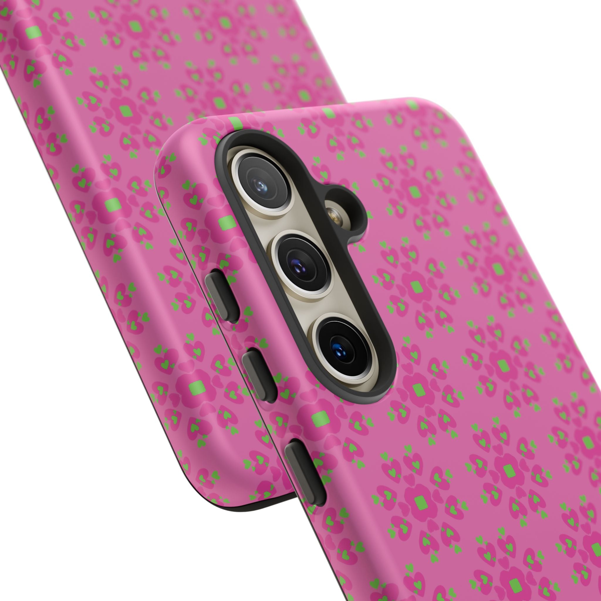 Floresta Heart Pink Tough Phone Case iPhone, Galaxy, or Google Pixel