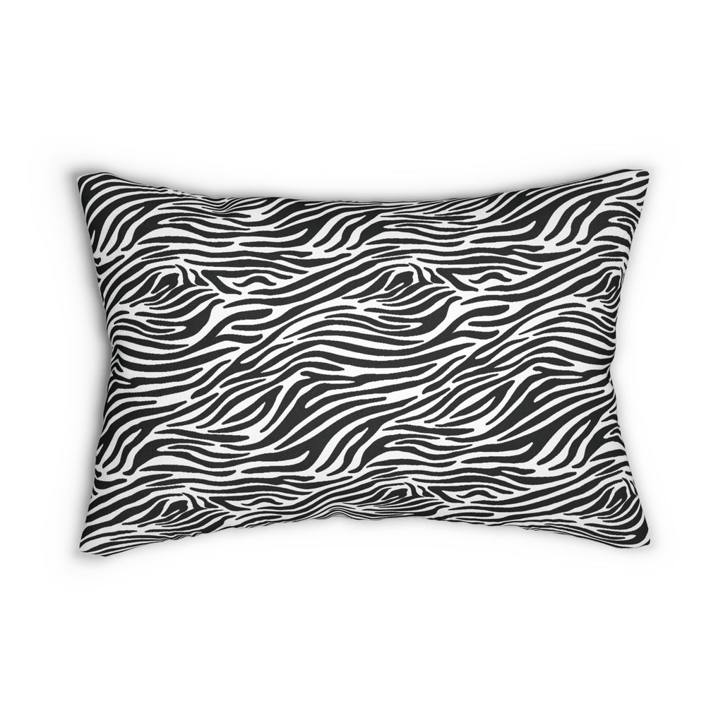 Zebra Animal Print Spun Polyester Lumbar PILLOW