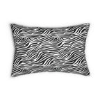 Zebra Animal Print Spun Polyester Lumbar PILLOW