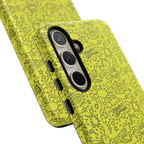 Neon Yellow Wow RG Tough Phone Case for iPhone, Galaxy, or Google Pixel