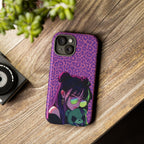 Purple Pink Leopard Kz iPhone, Galaxy and Google Tough Cases