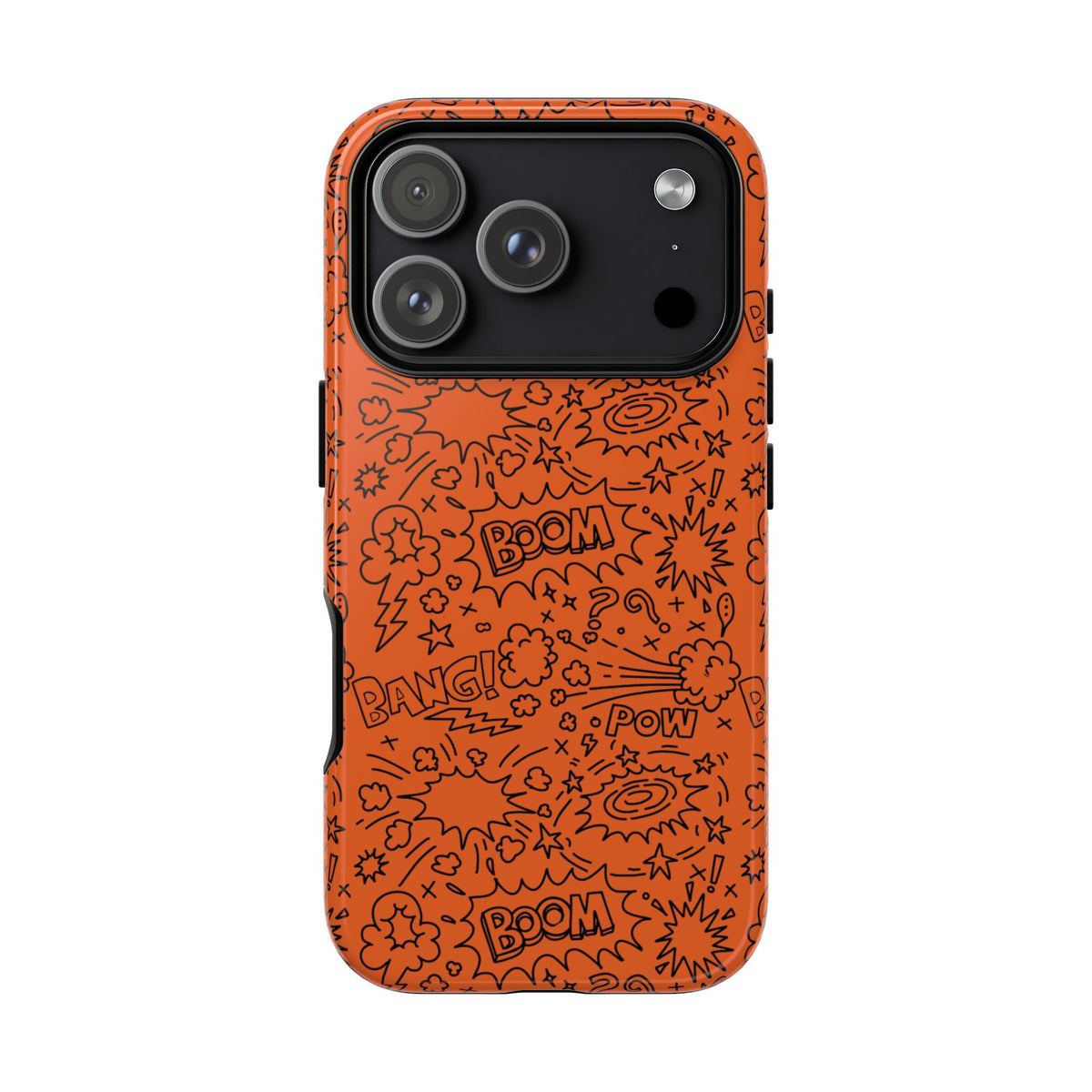 Wow Orange Tough Case for iPhone, Galaxy, or Google Pixel