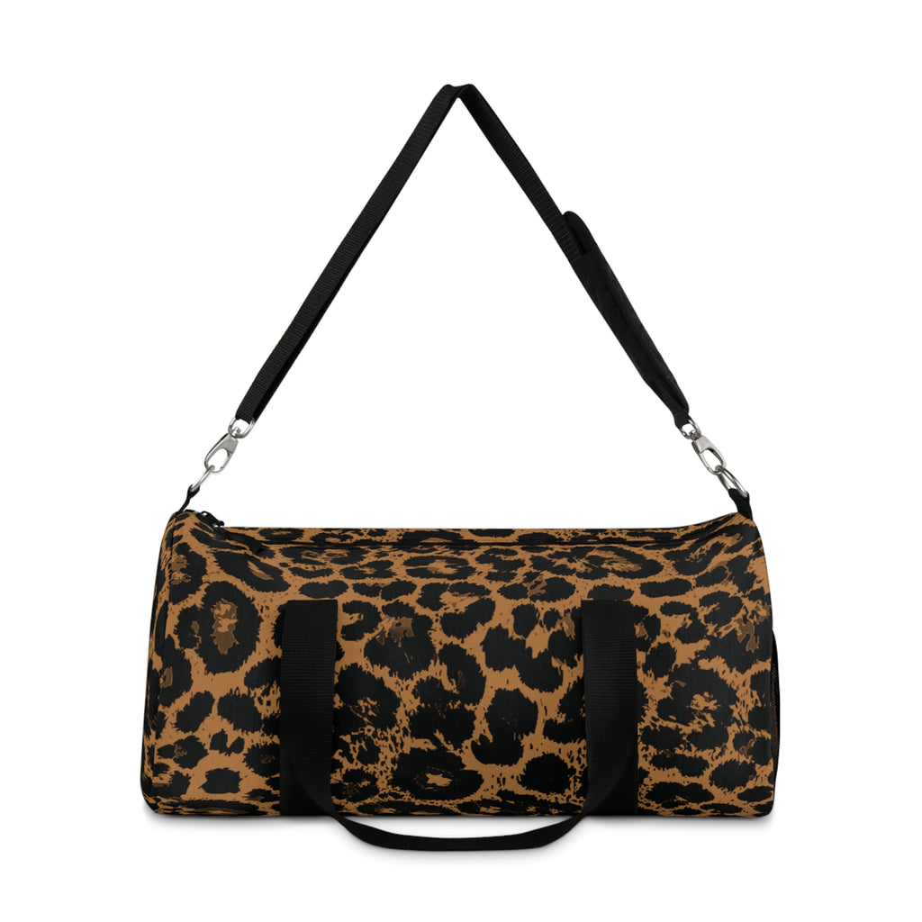 Leopard Print Duffel Bag