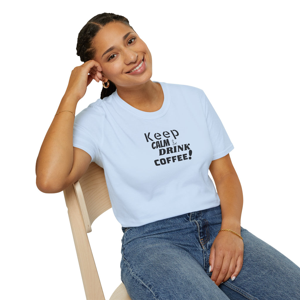 Keep Calm... Coffee Unisex Softstyle T-Shirt