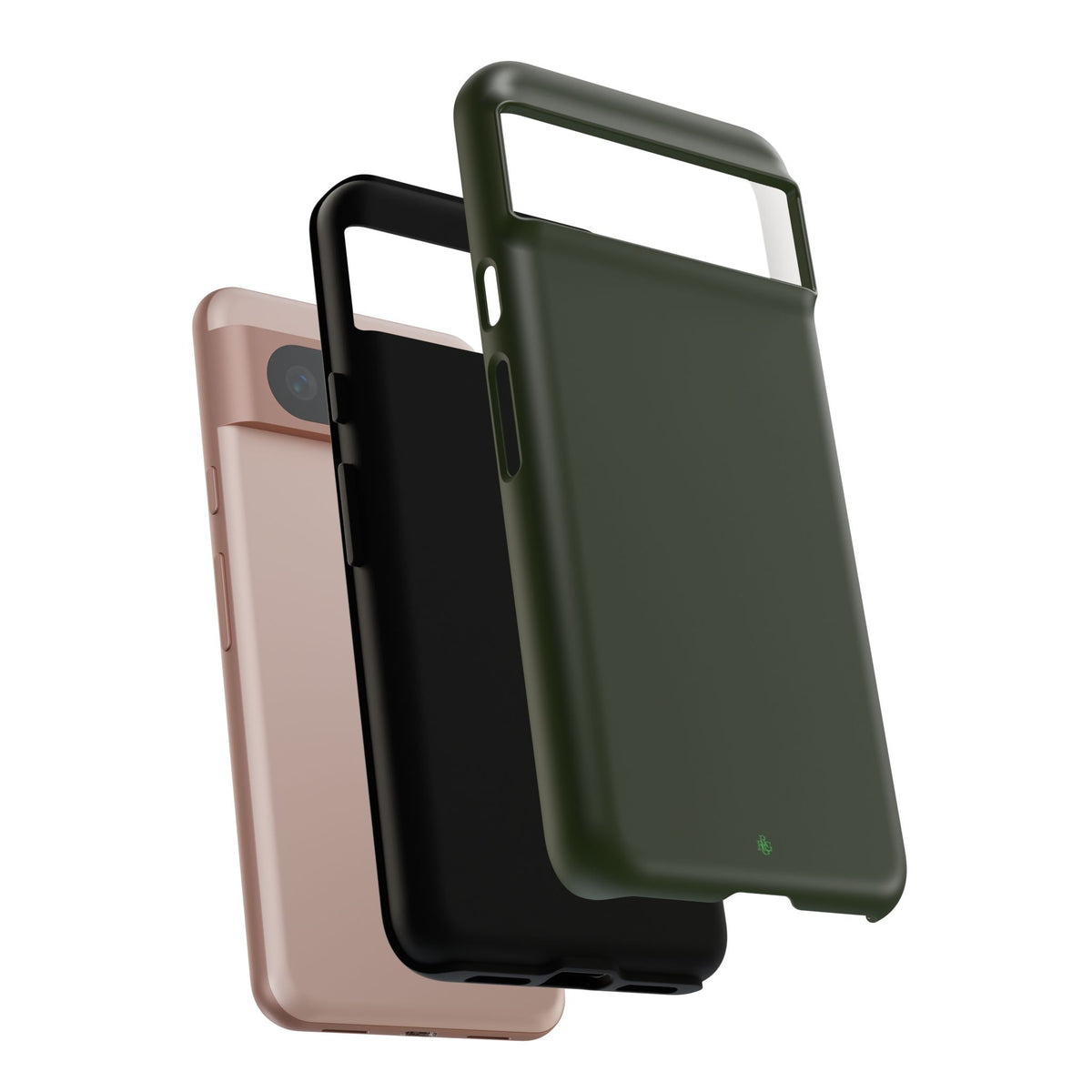 Olive Green Tough Phone Case for iPhone, Galaxy and Google Pixel