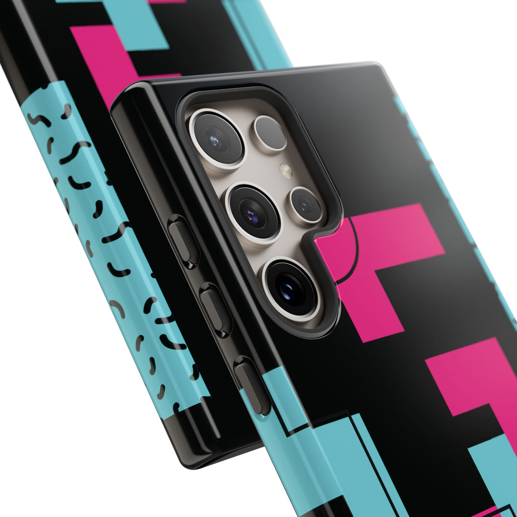 Retro Blocks LOVE Tough Case for iPhone, Galaxy or Google Pixel