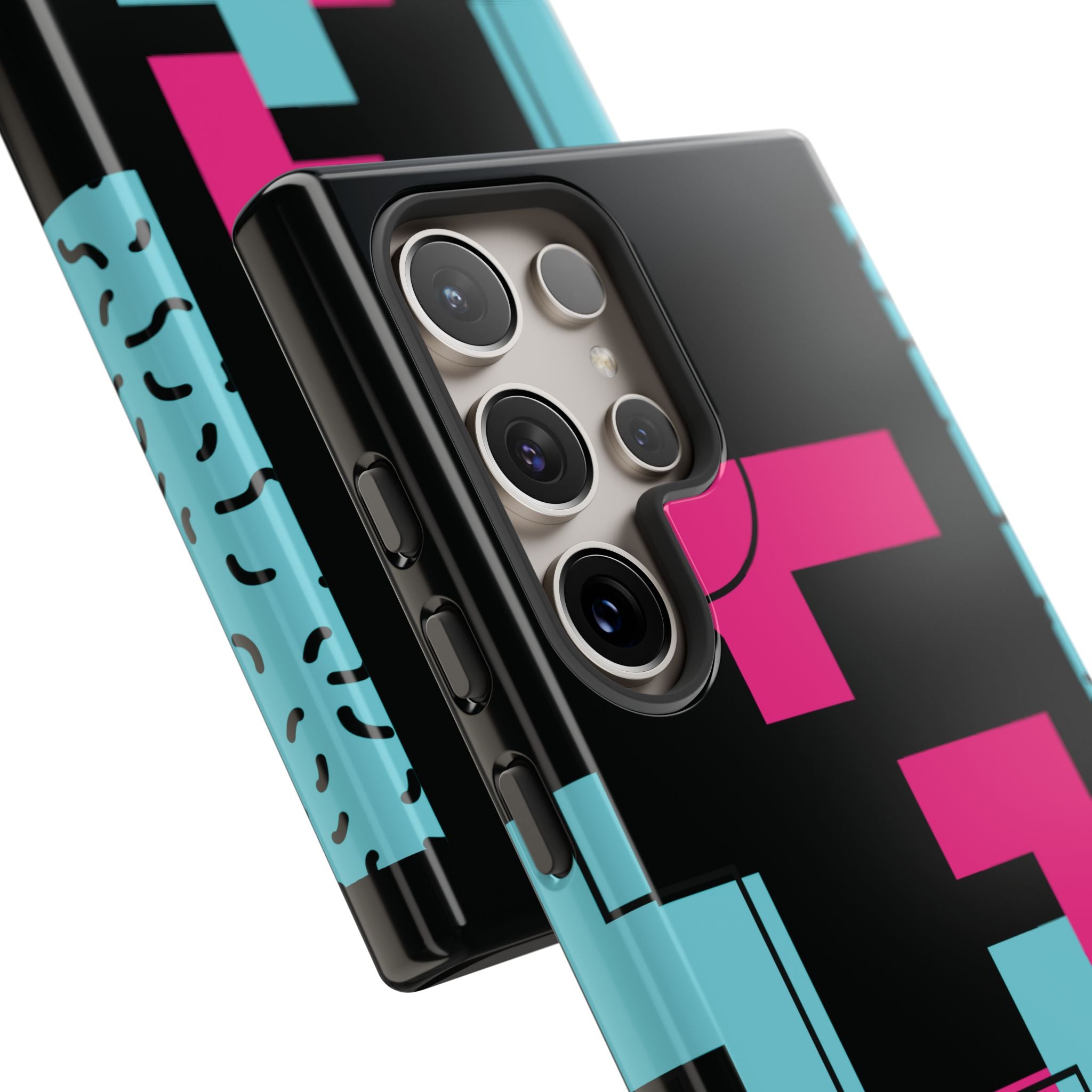 Retro Blocks LOVE Tough Case for iPhone, Galaxy or Google Pixel