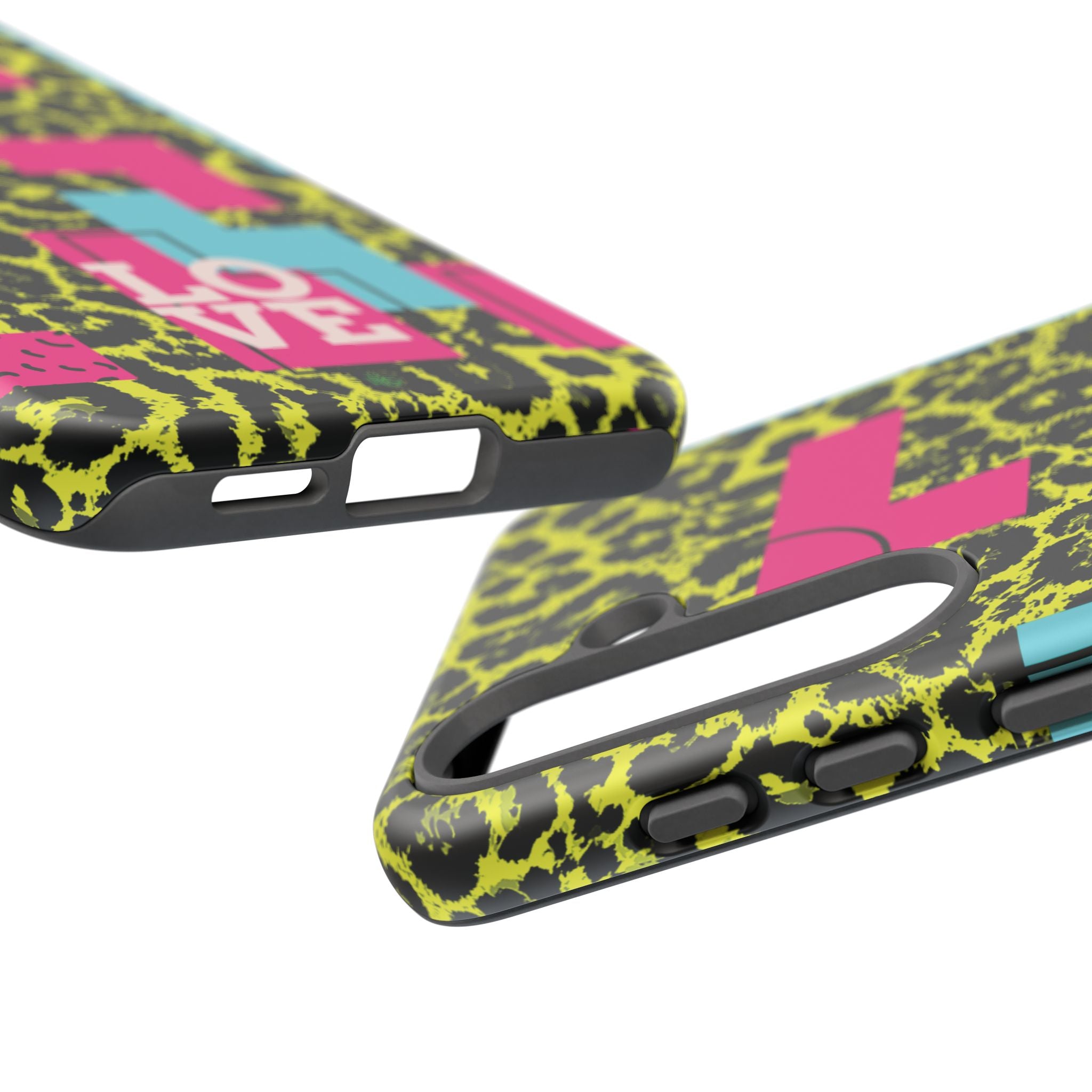 LOVE Neon Yellow RG Phone Case iPhone, Galaxy and Google Tough Cases