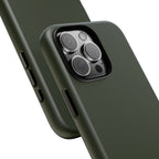 Olive Green Tough Phone Case for iPhone, Galaxy and Google Pixel
