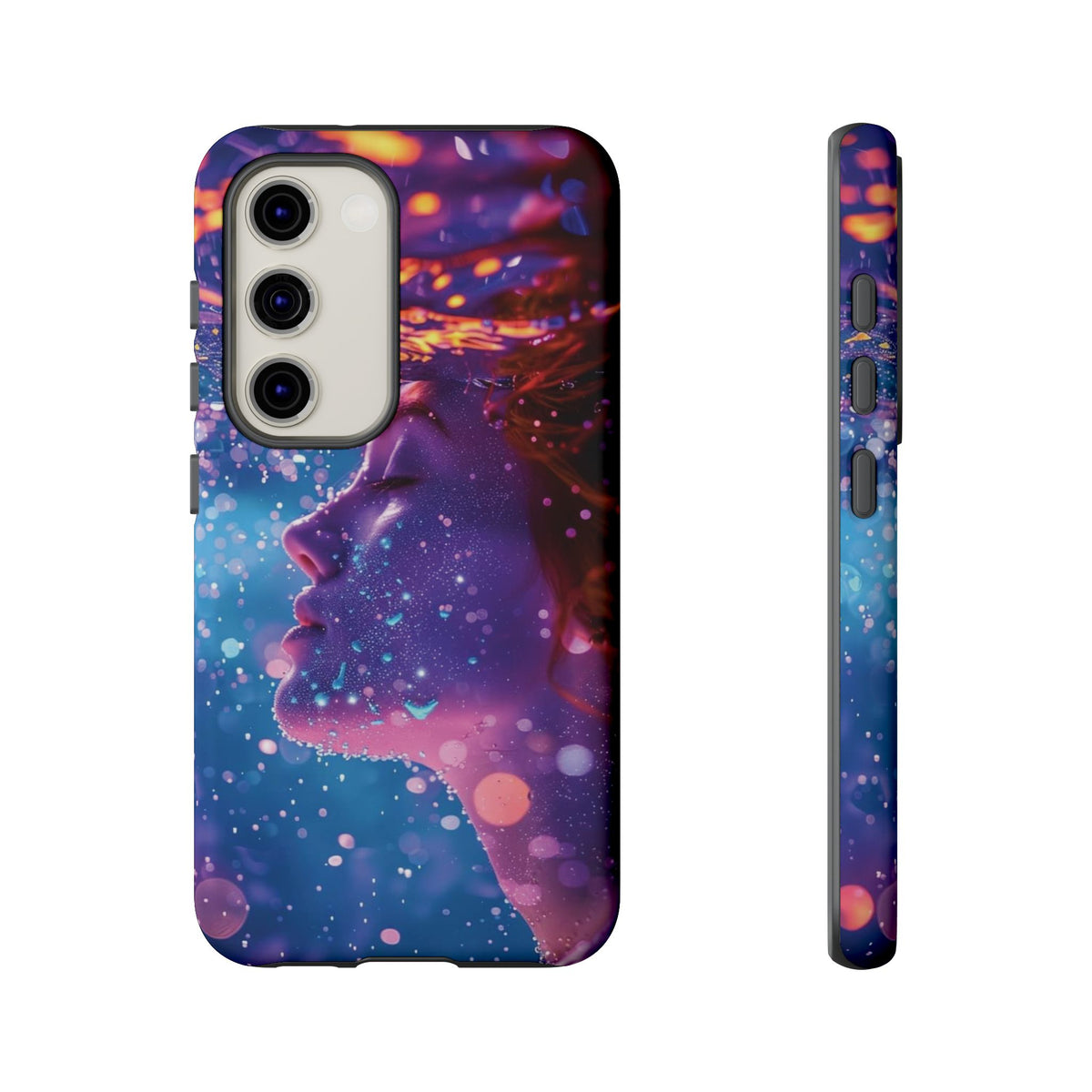Meditating Underwater Tough Phone Case for iPhone, Galaxy, or Google Pixel