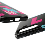 Retro Blocks LOVE Tough Case for iPhone, Galaxy or Google Pixel