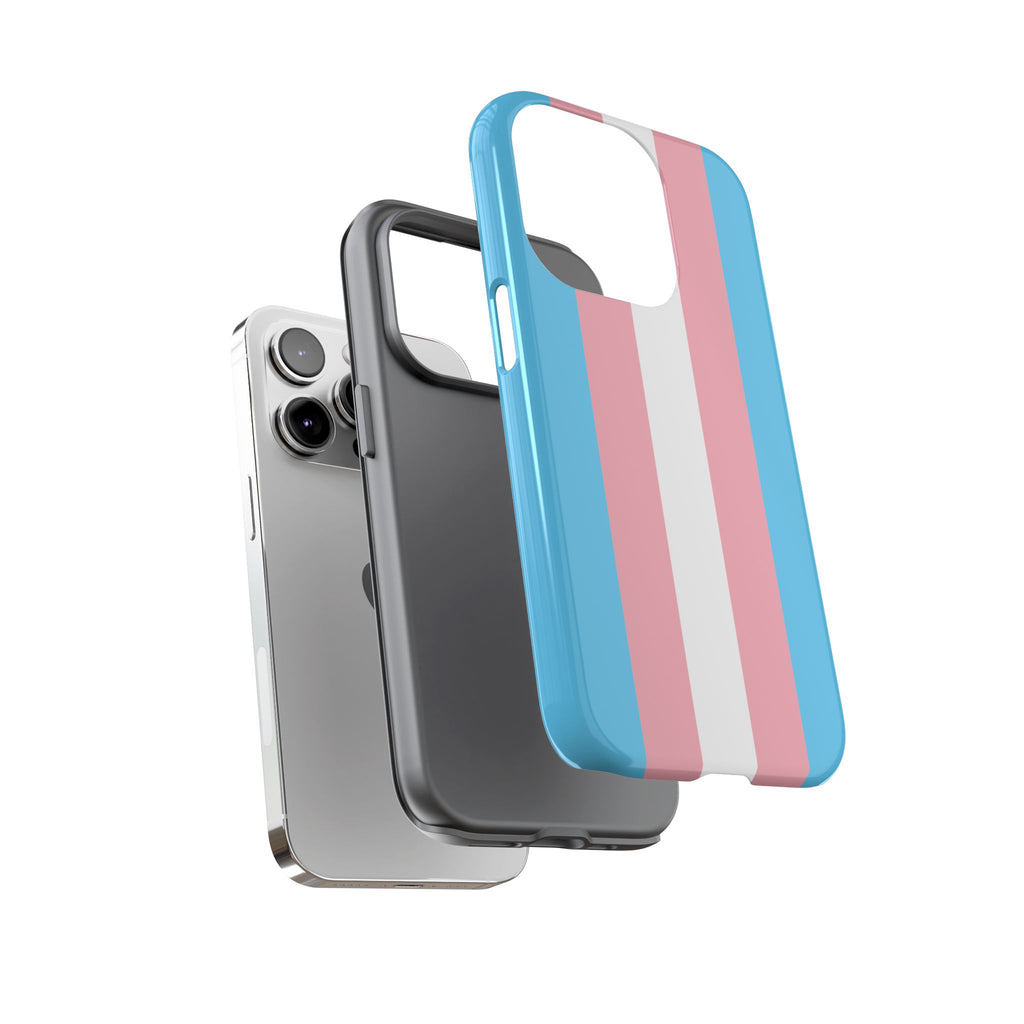Trans Colors Tough Phone Case for iPhone, Galaxy, or Google Pixel