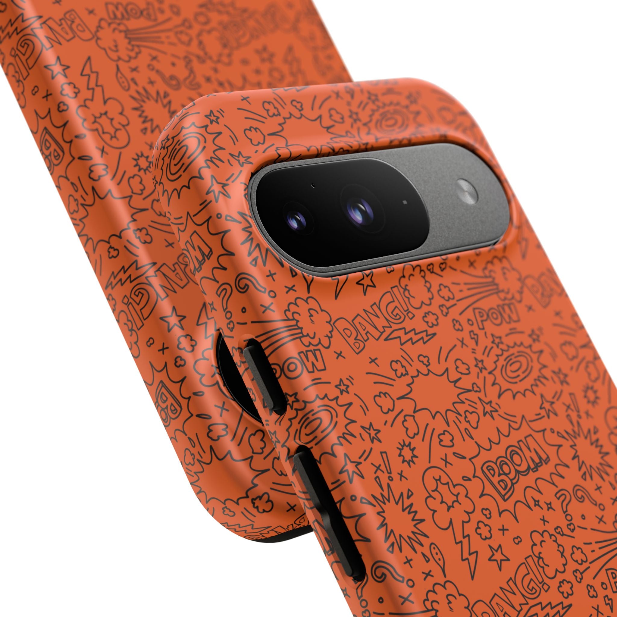 Wow Orange Tough Case for iPhone, Galaxy, or Google Pixel