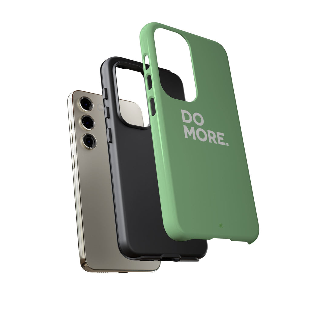 Do More Mint Green Tough Phone Case for iPhone, Galaxy,or Google Pixel