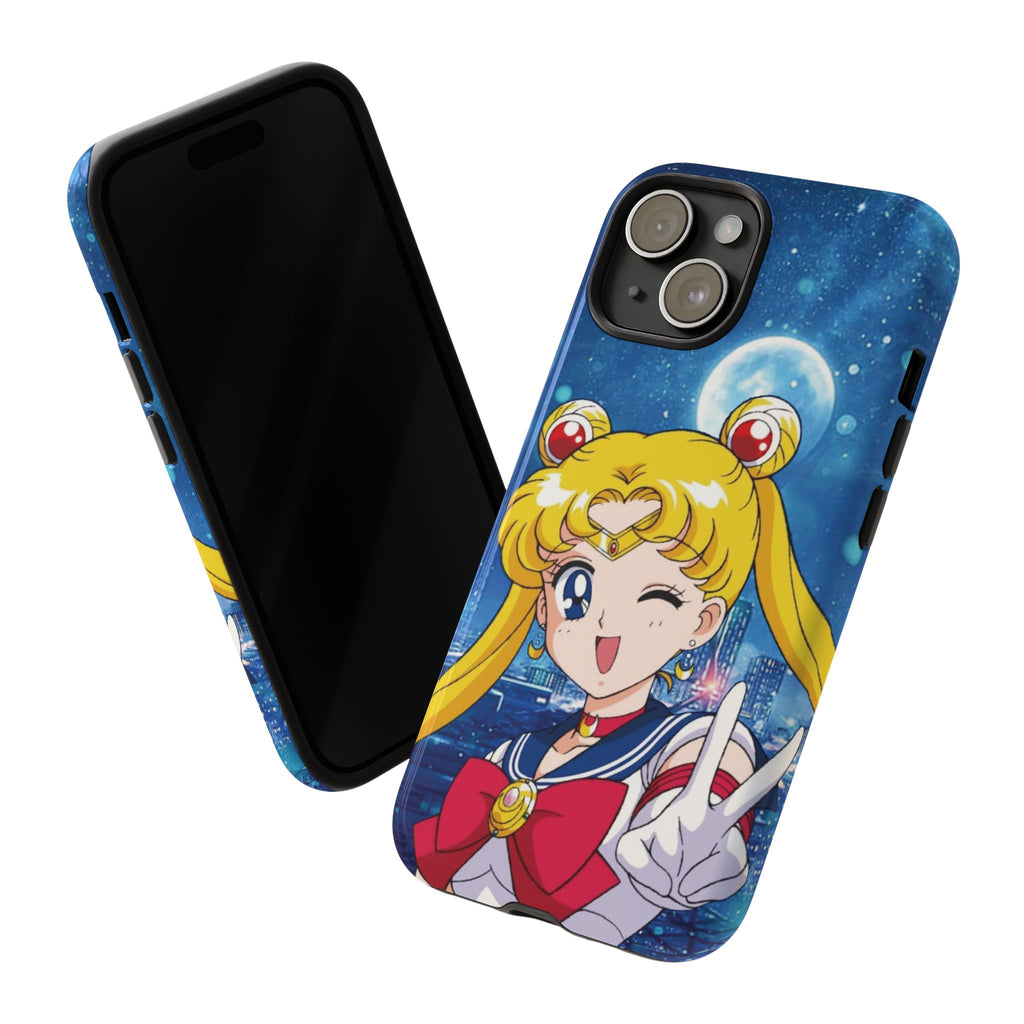 Blue S Moon Tough Case for iPhone, Galaxy, or Google Pixel