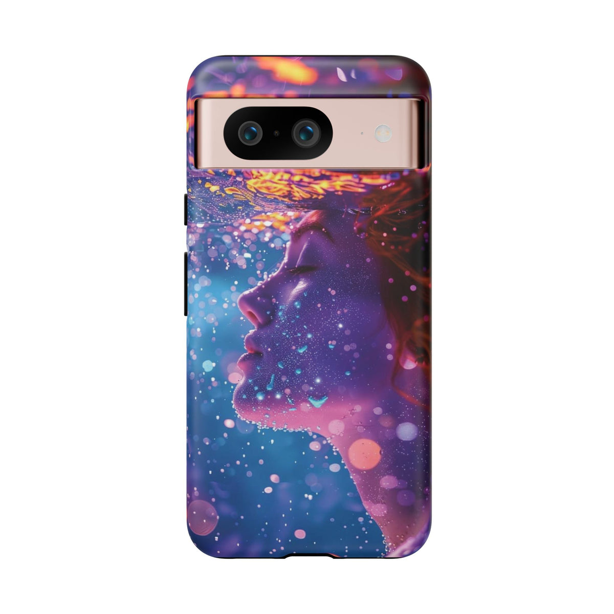 Meditating Underwater Tough Phone Case for iPhone, Galaxy, or Google Pixel