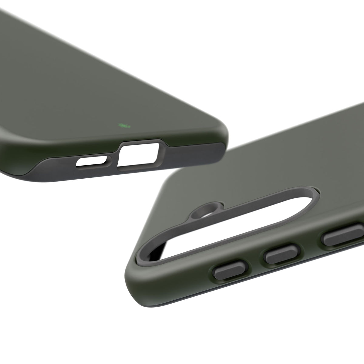 Olive Green Tough Phone Case for iPhone, Galaxy and Google Pixel