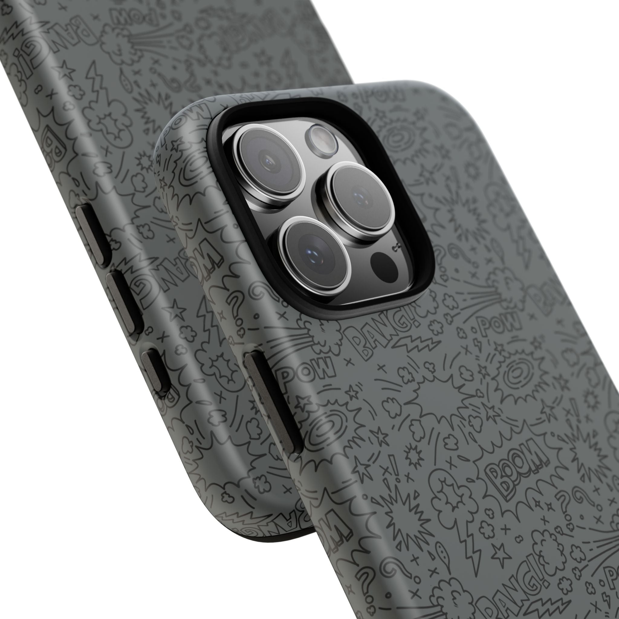 POW BOOM Comics style Tough Phone Case for iPhone, Galaxy, or Google Pixel